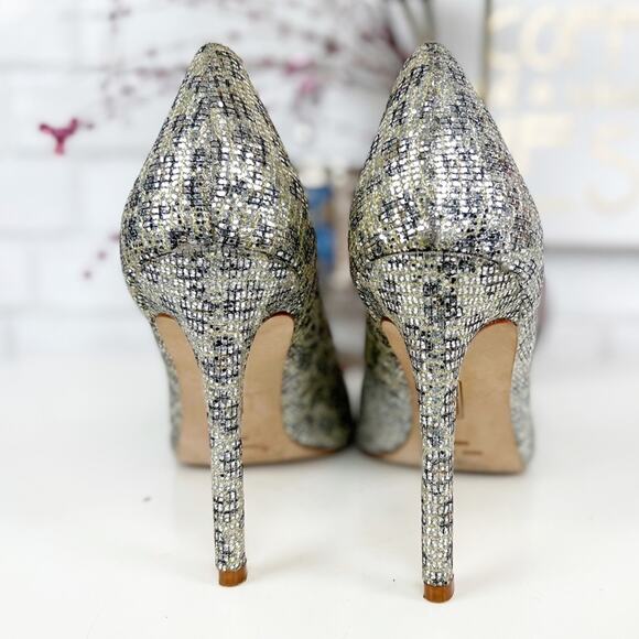 Vince Camuto Women's Norida Shimmer Glam Heels Size 10 - Picture 5 of 10